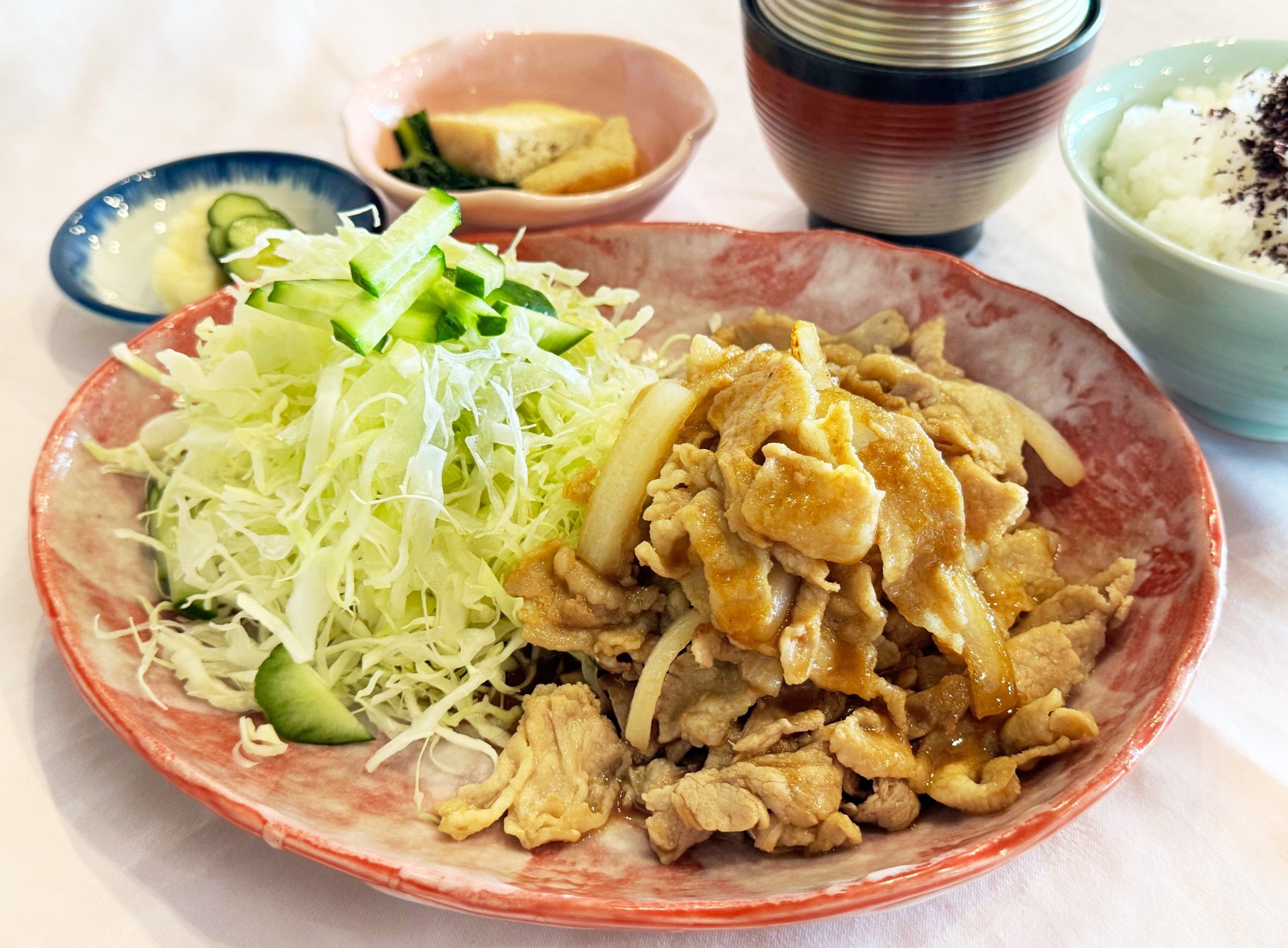 しょうが焼き定食