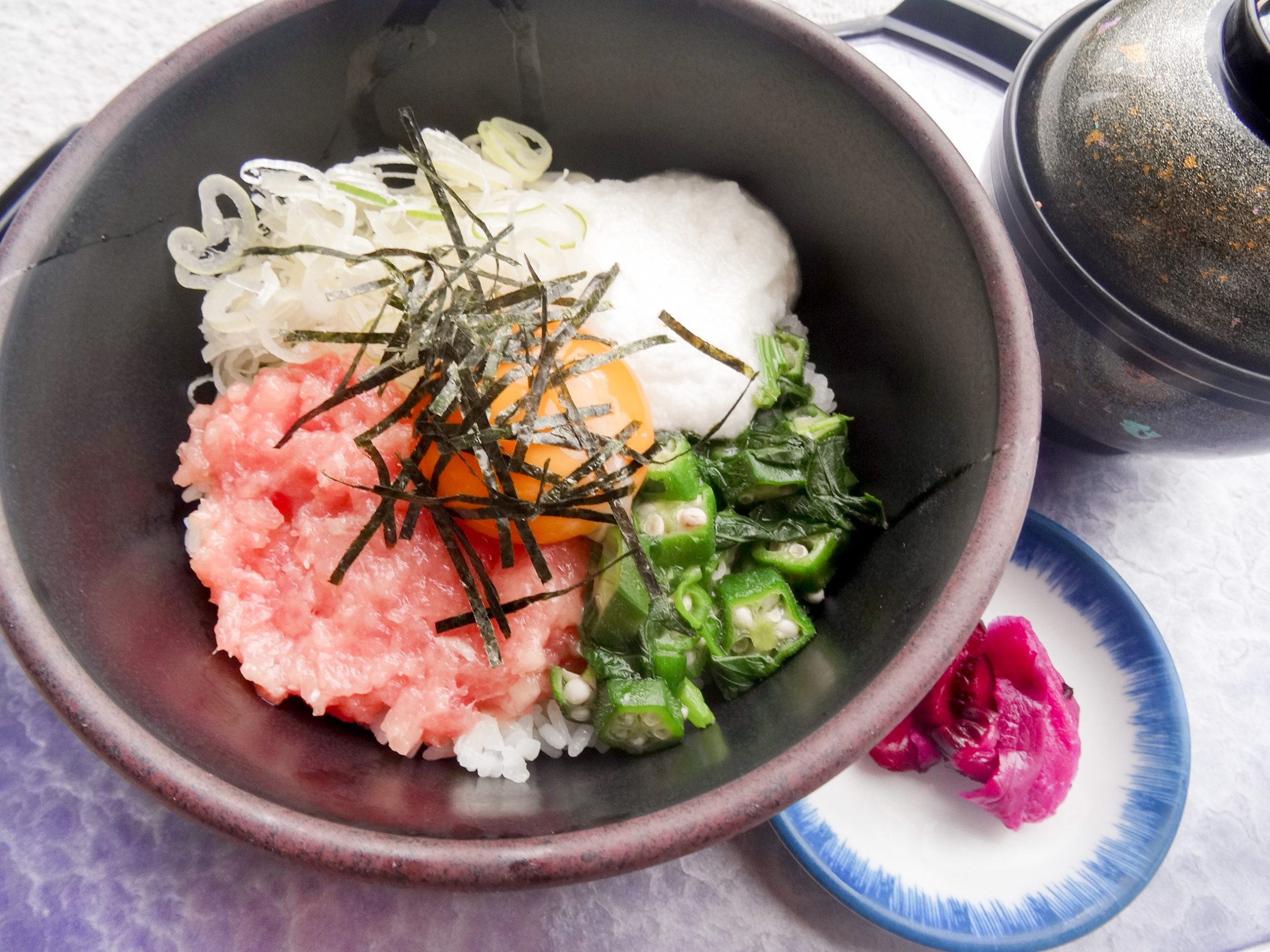 ネギトロオクラ丼