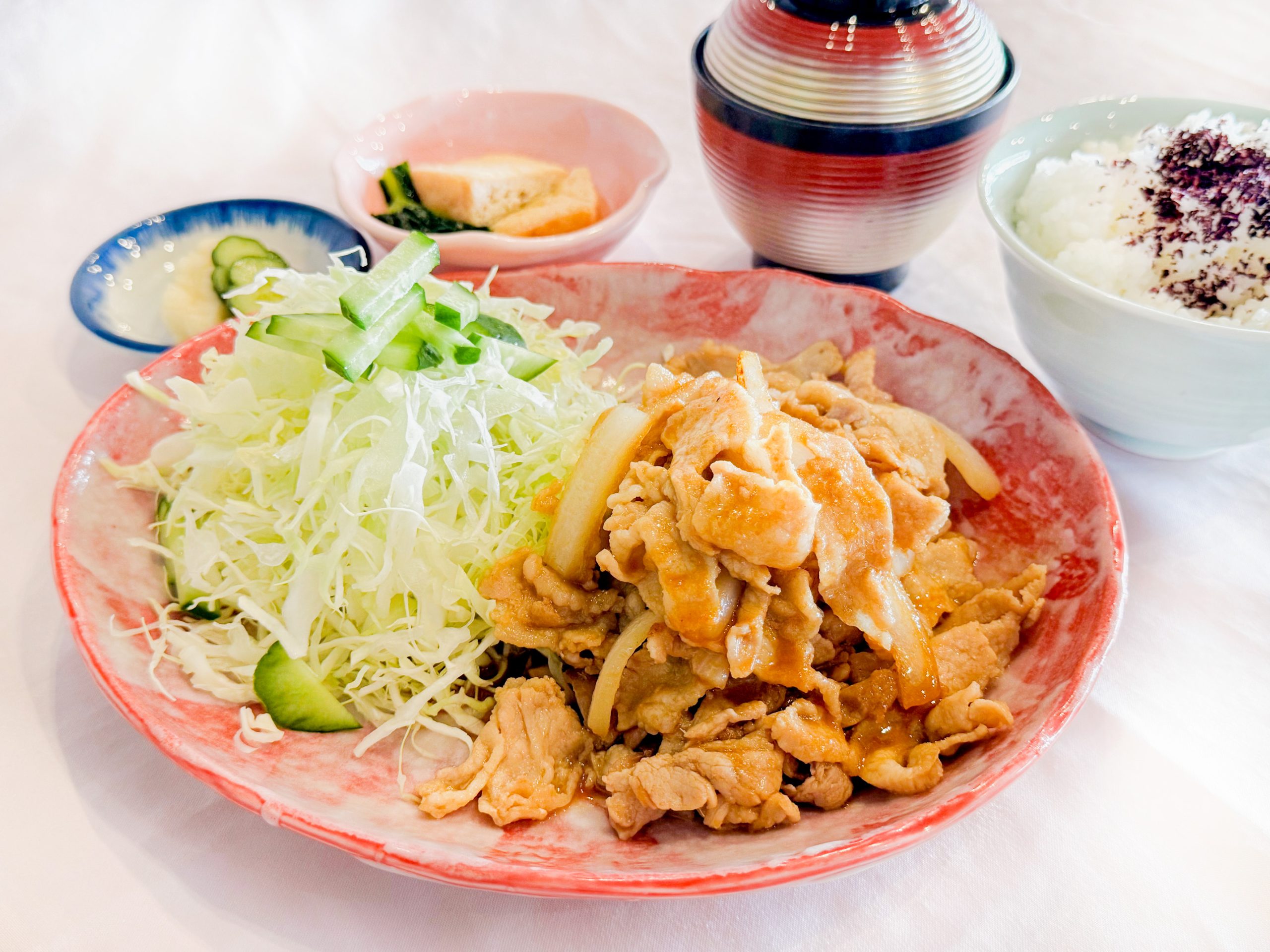 しょうが焼き定食